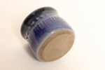 Petite Vintage Cobalt Glazed Studio Stoneware Incised Vessel by Deanna Nichols - Image 8