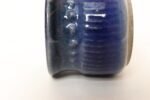 Petite Vintage Cobalt Glazed Studio Stoneware Incised Vessel by Deanna Nichols - Image 10