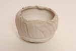Vintage Pink Matte Glazed Incised Ceramic Vase / Planter by Deanna Nichols - Image 3