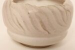 Vintage Pink Matte Glazed Incised Ceramic Vase / Planter by Deanna Nichols - Image 13