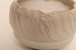 Vintage Pink Matte Glazed Incised Ceramic Vase / Planter by Deanna Nichols - Image 12