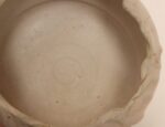 Vintage Pink Matte Glazed Incised Ceramic Vase / Planter by Deanna Nichols - Image 10
