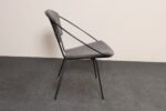 Mid-Century Iron and Bouclé Circle Chair by Joseph Cicchelli for Reilly-Wolff - Image 8