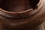 Vintage Bulbous Form Studio Pottery Earth Tone Footed Planter by Deanna Nichols - Image 15