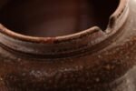 Vintage Bulbous Form Studio Pottery Earth Tone Footed Planter by Deanna Nichols - Image 15