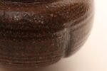 Vintage Bulbous Form Studio Pottery Earth Tone Footed Planter by Deanna Nichols - Image 11