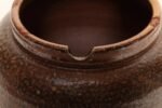Vintage Bulbous Form Studio Pottery Earth Tone Footed Planter by Deanna Nichols - Image 14