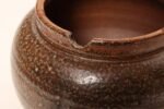 Vintage Bulbous Form Studio Pottery Earth Tone Footed Planter by Deanna Nichols - Image 12
