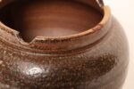 Vintage Bulbous Form Studio Pottery Earth Tone Footed Planter by Deanna Nichols - Image 13