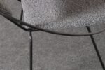Mid-Century Iron and Bouclé Circle Chair by Joseph Cicchelli for Reilly-Wolff - Image 15