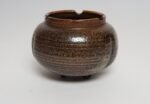 Vintage Bulbous Form Studio Pottery Earth Tone Footed Planter by Deanna Nichols - Image 6