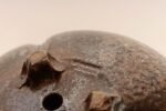 Vintage Bulbous Form Studio Pottery Earth Tone Footed Planter by Deanna Nichols - Image 18