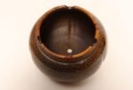 Vintage Bulbous Form Studio Pottery Earth Tone Footed Planter by Deanna Nichols - Image 4
