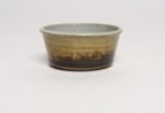 Petite Variegated Ochre and Brown Matte Glazed Stoneware Bowl by Deanna Nichols - Image 2