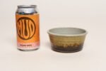 Petite Variegated Ochre and Brown Matte Glazed Stoneware Bowl by Deanna Nichols - Image 6