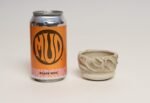 Small Studio Ceramic Matte Glazed Incised Ceramic Bud Vase by Deanna Nichols - Image 7
