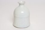 Vintage White Glazed Studio Ceramic Vase with Sgraffito Detail by Deanna Nichols - Image 4
