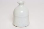 Vintage White Glazed Studio Ceramic Vase with Sgraffito Detail by Deanna Nichols - Image 4