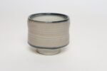 Petite Vintage Gray and Blue Studio Stoneware Vessel/Bud Vase by Deanna Nichols - Image 3