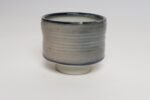 Petite Vintage Gray and Blue Studio Stoneware Vessel/Bud Vase by Deanna Nichols - Image 4