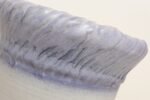 Vintage Lilac and Pale Gray Studio Ceramic Planter with Plate by Deanna Nichols - Image 22