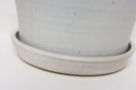 Vintage Lilac and Pale Gray Studio Ceramic Planter with Plate by Deanna Nichols - Image 34