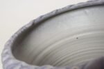 Vintage Lilac and Pale Gray Studio Ceramic Planter with Plate by Deanna Nichols - Image 29