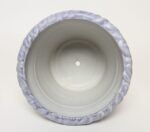 Vintage Lilac and Pale Gray Studio Ceramic Planter with Plate by Deanna Nichols - Image 15