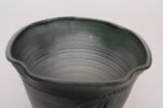 Vintage Green Matte Glaze Botanical Ceramic Planter with Plate by Deanna Nichols - Image 17