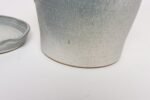 Vintage Green Matte Glaze Botanical Ceramic Planter with Plate by Deanna Nichols - Image 18
