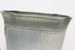 Vintage Green Matte Glaze Botanical Ceramic Planter with Plate by Deanna Nichols - Image 15