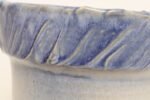 Vintage Periwinkle Incised Studio Ceramic Planter with Saucer by Deanna Nichols - Image 20