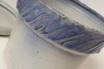 Vintage Periwinkle Incised Studio Ceramic Planter with Saucer by Deanna Nichols - Image 19