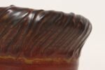 Vintage Red, Ochre and Slate Studio Ceramic Planter with Plate by Deanna Nichols - Image 15