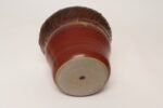 Vintage Red, Ochre and Slate Studio Ceramic Planter with Plate by Deanna Nichols - Image 10