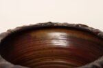 Vintage Red, Ochre and Slate Studio Ceramic Planter with Plate by Deanna Nichols - Image 22
