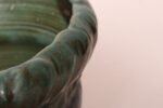Vintage Green and Blue Incised Ceramic Planter with Saucer by Deanna Nichols - Image 28