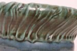 Vintage Green and Blue Incised Ceramic Planter with Saucer by Deanna Nichols - Image 26