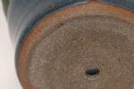 Vintage Green and Blue Incised Ceramic Planter with Saucer by Deanna Nichols - Image 30