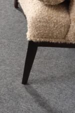 Deco Mahogany and Bouclé Wingback Chair by Edward Wormley for Dunbar Model 103B - Image 27