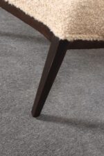 Deco Mahogany and Bouclé Wingback Chair by Edward Wormley for Dunbar Model 103B - Image 25