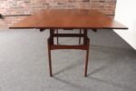 Danish Modern "Elevator" Metamorphic Coffee Table / Dining Table with Two Leaves - Image 21