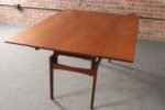 Danish Modern "Elevator" Metamorphic Coffee Table / Dining Table with Two Leaves - Image 22