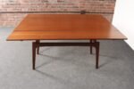 Danish Modern "Elevator" Metamorphic Coffee Table / Dining Table with Two Leaves - Image 24