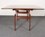 Danish Modern "Elevator" Metamorphic Coffee Table / Dining Table with Two Leaves - Image 5
