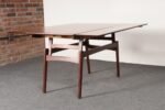 Danish Modern "Elevator" Metamorphic Coffee Table / Dining Table with Two Leaves - Image 10