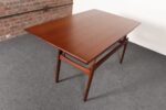 Danish Modern "Elevator" Metamorphic Coffee Table / Dining Table with Two Leaves - Image 16