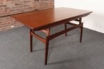 Danish Modern "Elevator" Metamorphic Coffee Table / Dining Table with Two Leaves - Image 28