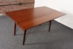 Danish Modern "Elevator" Metamorphic Coffee Table / Dining Table with Two Leaves - Image 19