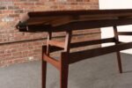 Danish Modern "Elevator" Metamorphic Coffee Table / Dining Table with Two Leaves - Image 42